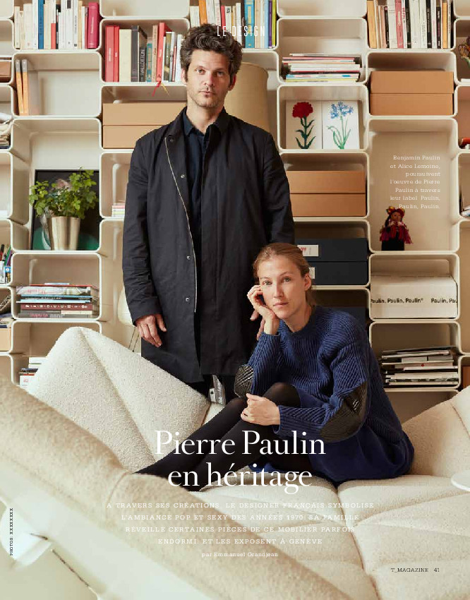 Couverture de T-Magazine - Le Temps Ch