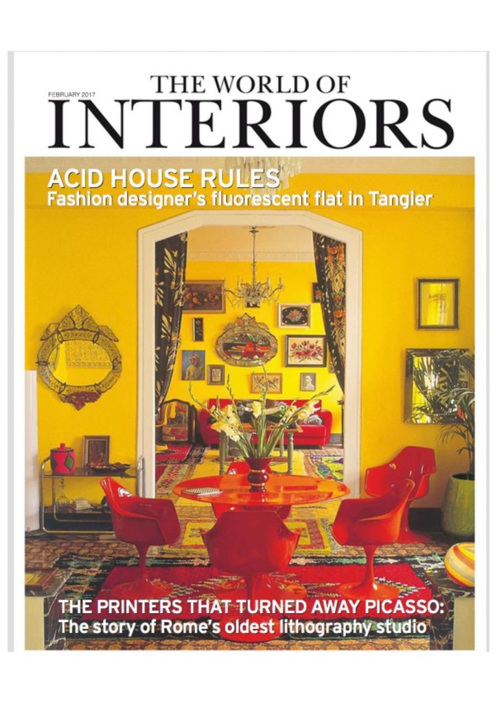 Couverture de The world of interiors